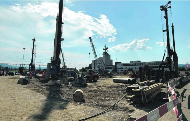 Aktuell sind die Bauarbeiten in Laufenburg rund einem Monat voraus. Foto: Susanne Hörth