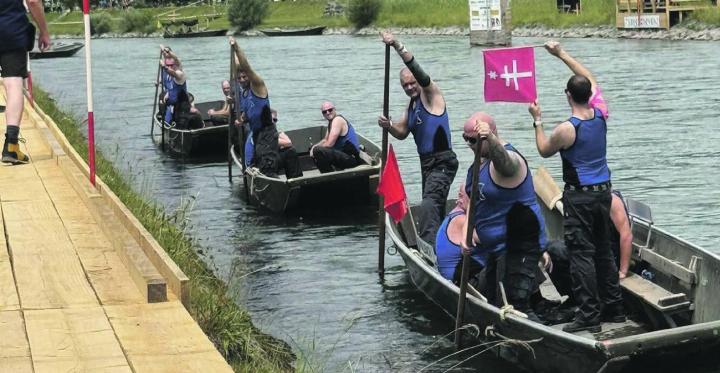 Sektionswettfahren: Stachelfahrt der Wallbacher im Sektionswettfahren. Foto: zVg