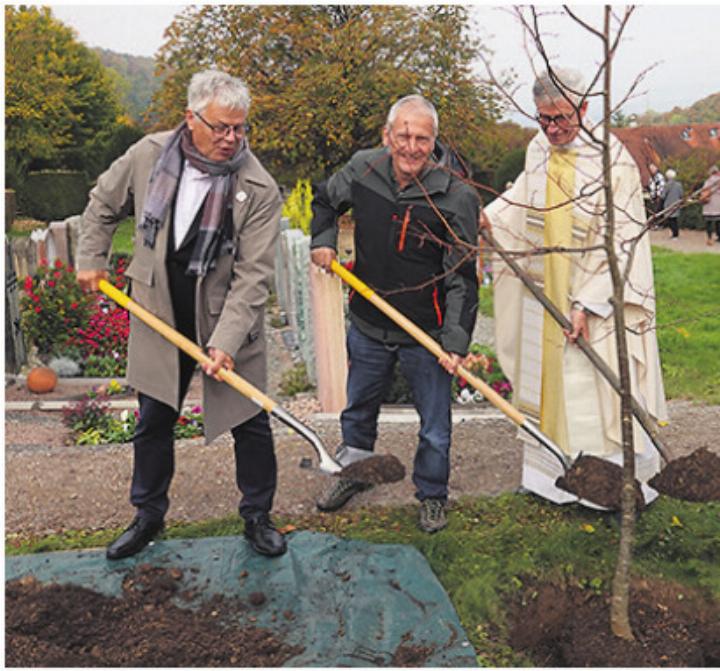 Jürg Waldmeier (von links), Benedikt Gürtler, Stephan Feldhaus. Foto: zVg