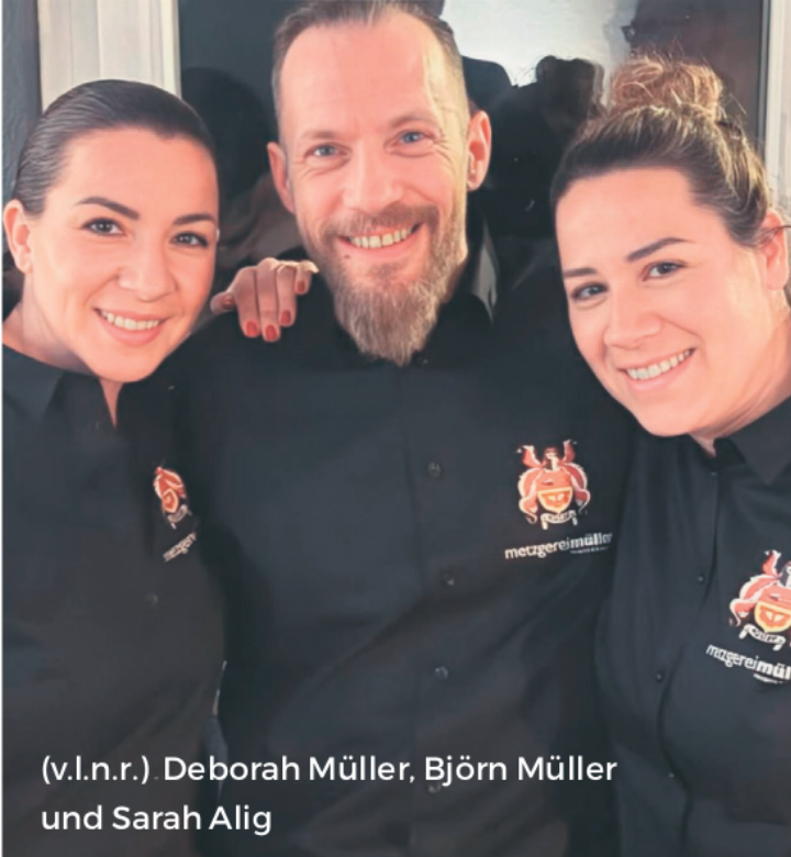 (v.l.n.r.) Deborah Müller, Björn Müller