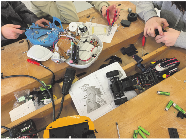 Reparieren im Repair-Café war genauso interessant wie eigene Produkte herstellen.