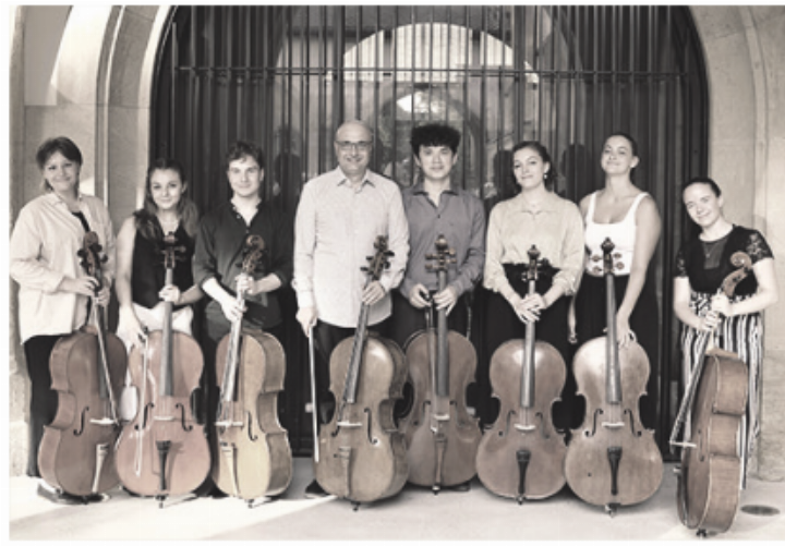 Studierende der Hochschule für Musik Genf-Neuchâtel und der Hochschule der Künste Bern musizieren in Nollingen. Foto: zVg