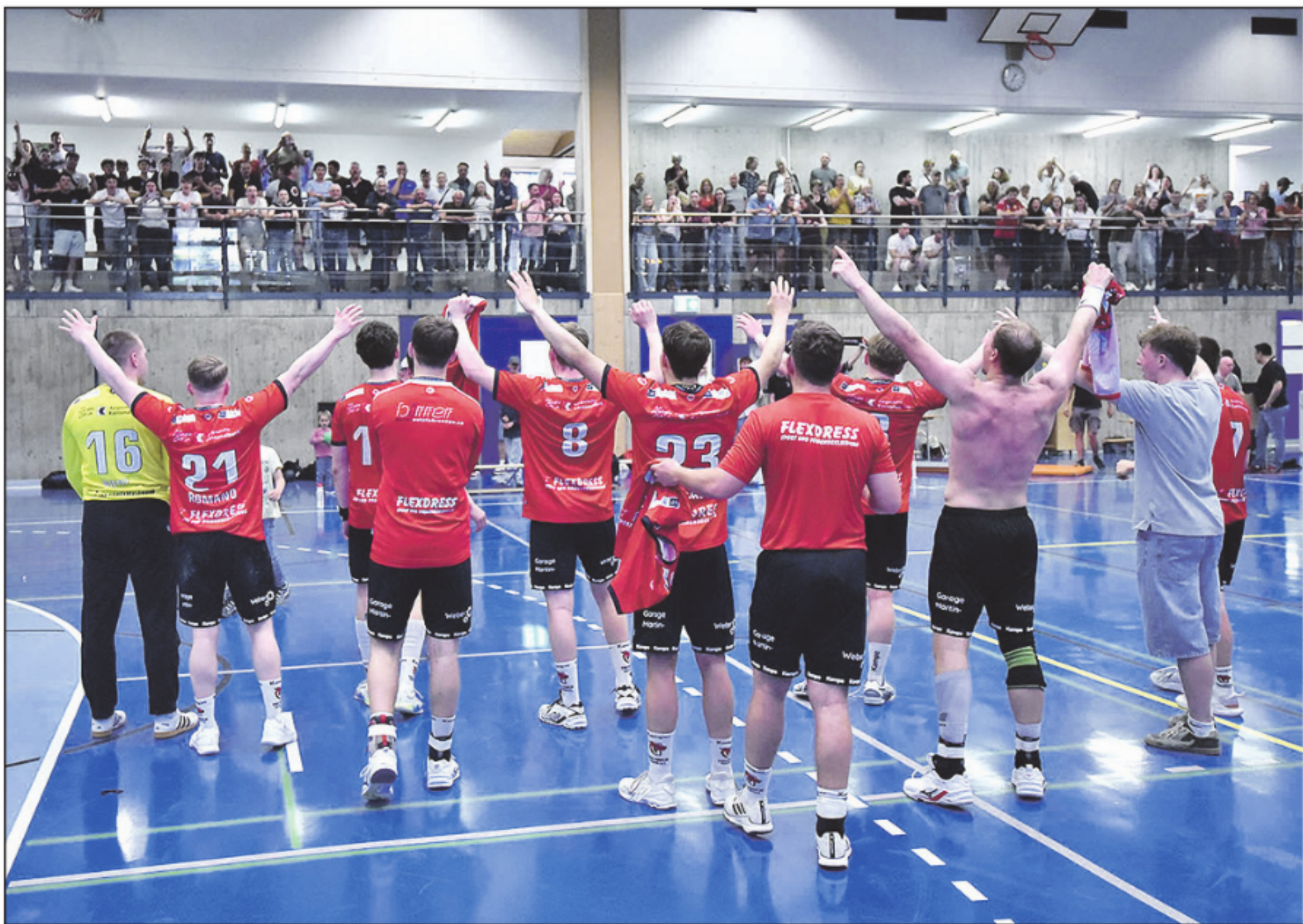 Fricker Handballer schaffen den Ligaerhalt - Das Bild wird blockiert. – Möglicherweise durch einen aktiven Adblocker.