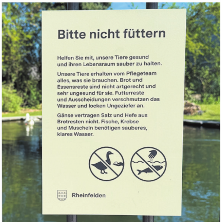 Neue Tafeln sind angebracht worden. Foto: zVg Neue Tafeln sind angebracht worden. Foto: zVg