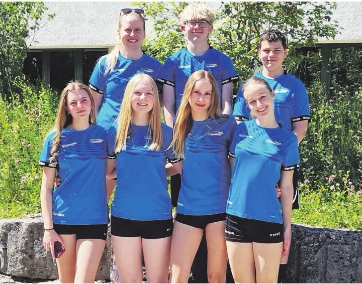 Das überaus erfolgreiche Team Steinstossen des TV Stein. Foto: zVg