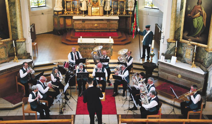 Die Musikgesellschaft Schupfart lud zum Konzert in die Kirche ein. Foto: zVg