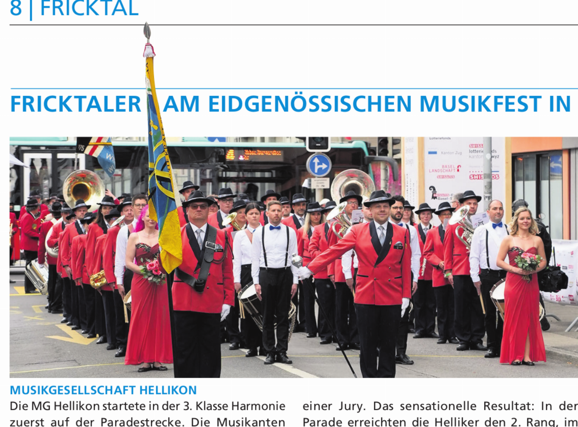FRICKTALER AM EIDGENÖSSISCHEN MUSIKFEST IN BIEL - Das Bild wird blockiert. – Möglicherweise durch einen aktiven Adblocker.