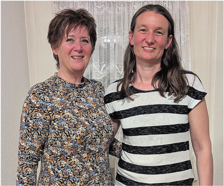 Wurden geehrt: Denise Jolliet (links) und Regine Zeller. Foto: zVg
