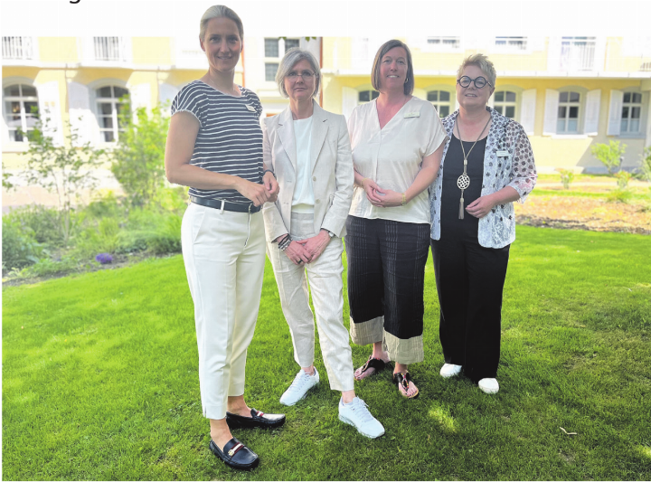 Sind mit der Entwicklung zufrieden: Katharina Gessler (von links), Antonia Jann, Silke Bader und Walburga Kunz. Foto: Valentin Zumsteg Sind mit der Entwicklung zufrieden: Katharina Gessler (von links), Antonia Jann, Silke Bader und Walburga Kunz. Foto: Valentin Zumsteg
