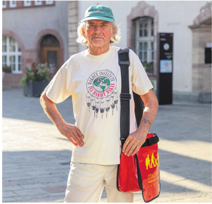 Unermüdlich: Kurt J. Rosenthaler hat schon Tausende von Leuten durch Rheinfelden geführt. Foto: zVg