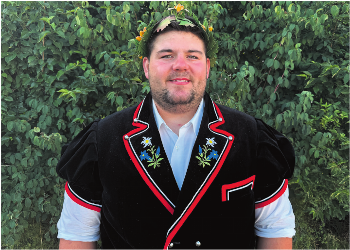 Tobias Dünner erkämpfte seinen vierten Aargauer Kranz. Foto: Ludwig Dünner