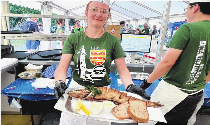 Am Salmenweiher wurden 1055 Kilogramm Fisch serviert. Foto: zVg