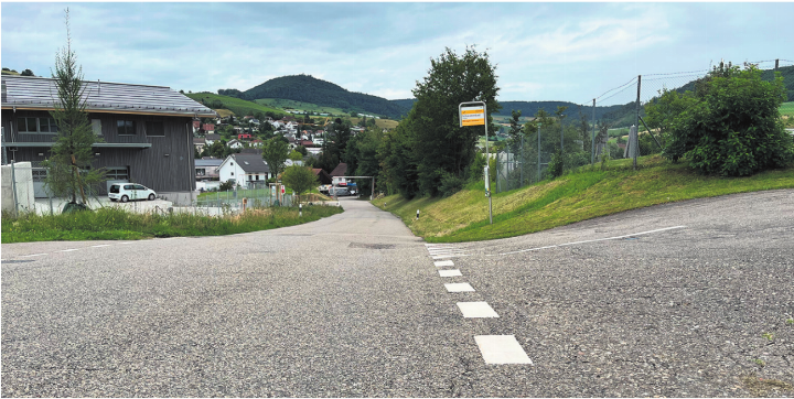 Auf rund 180 Metern soll die Olsbergerstrasse saniert werden. Zum Projekt gehören neue Gehwege inklusive Beleuchtung. Foto: vzu Auf rund 180 Metern soll die Olsbergerstrasse saniert werden. Zum Projekt gehören neue Gehwege inklusive Beleuchtung. Foto: vzu
