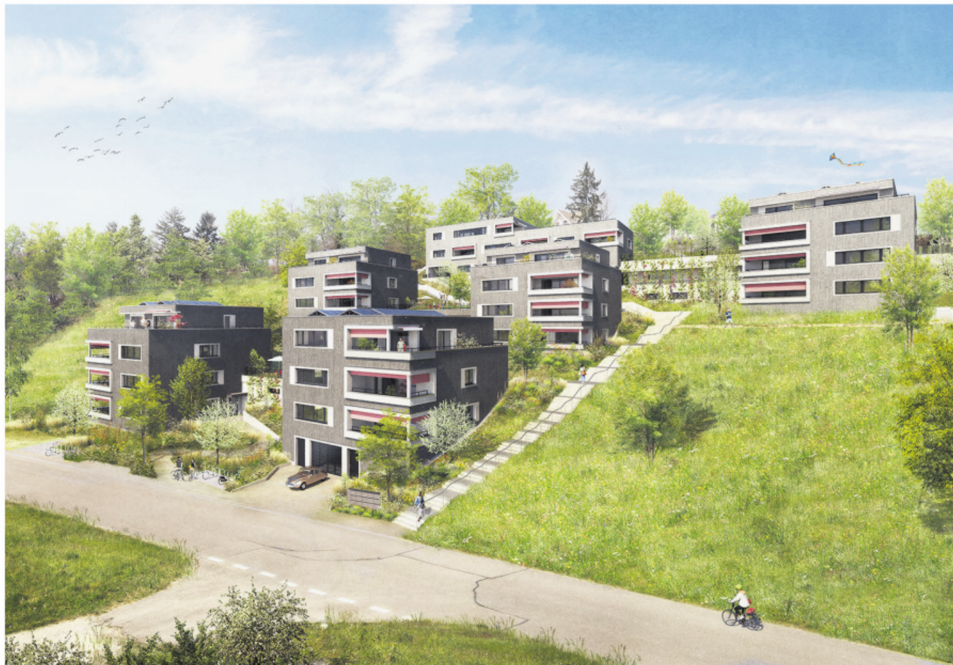 Neues Wohnquartier in Oeschgen - Das Bild wird blockiert. – Möglicherweise durch einen aktiven Adblocker.