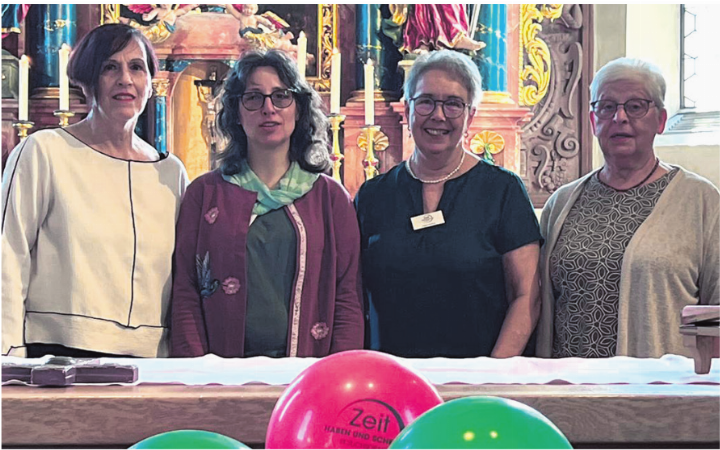 Maria Pia Scholl (v. l.), Renate Odermatt, Hedi Soder und Hedy Mangold. Foto: zVg