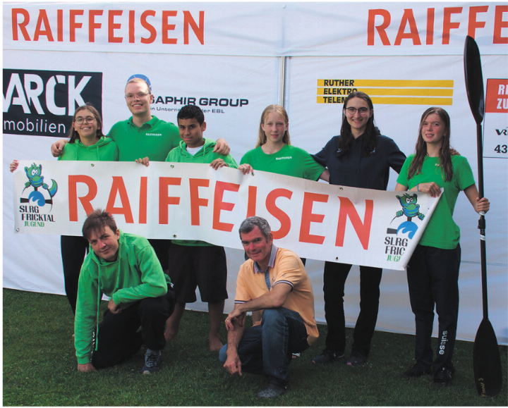 Eine kleine Gruppe von Rettungsschwimmern vertrat das Fricktal in der Innerschweiz. Foto: zVg