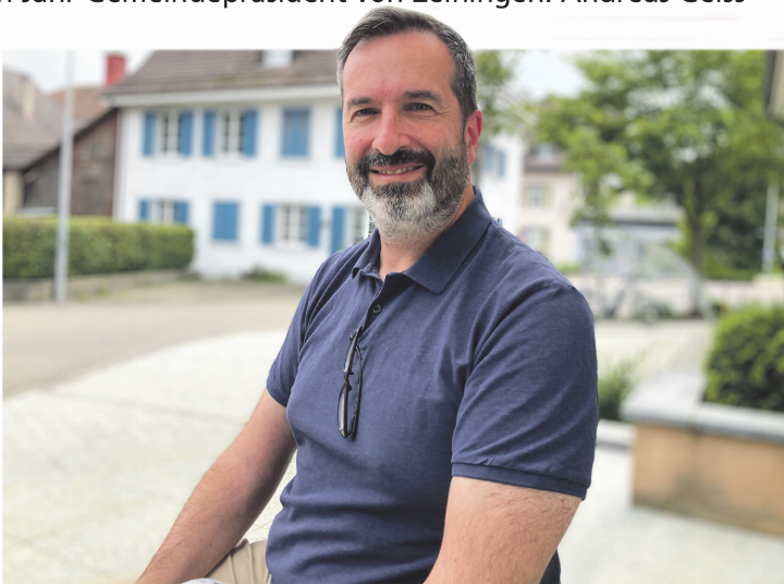 «Trauen alle einem gleich alles zu, wäre das Standard»: Andreas Geiss, der neue Gemeindepräsident von Zeiningen. Foto: Ronny Wittenwiler «Trauen alle einem gleich alles zu, wäre das Standard»: Andreas Geiss, der neue Gemeindepräsident von Zeiningen. Foto: Ronny Wittenwiler