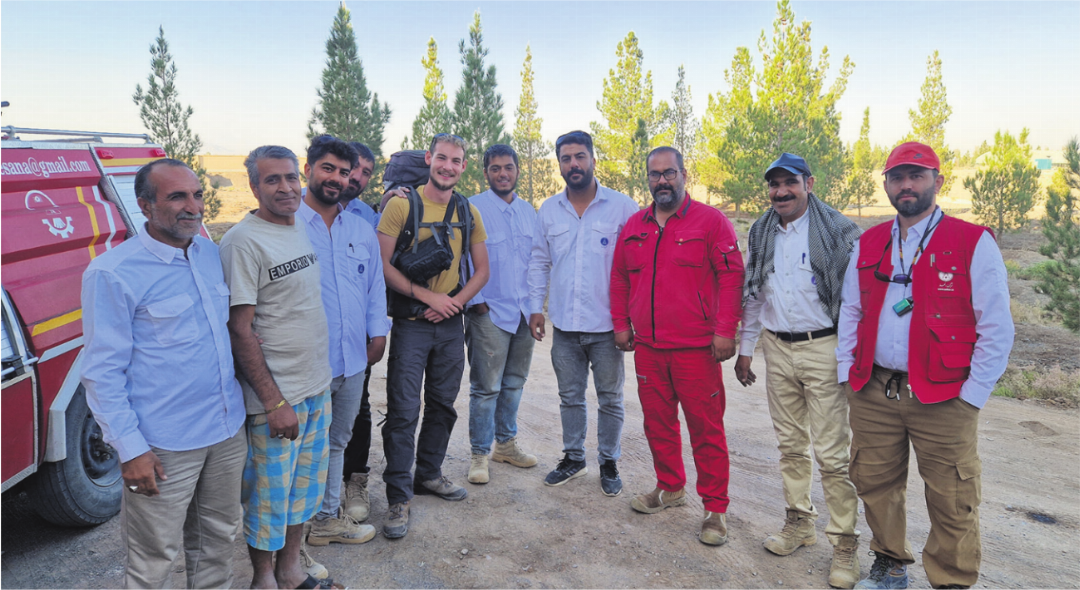 Im Iran hat Tobias Gysin bei Pipeline-Ingenieure übernachtet. Im Iran hat Tobias Gysin bei Pipeline-Ingenieure übernachtet.