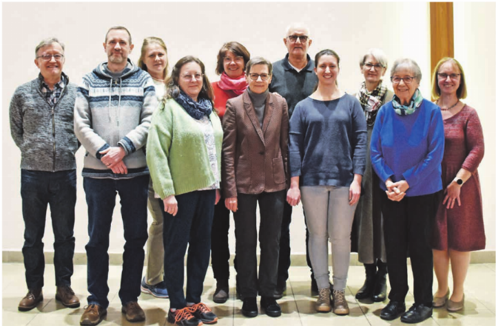 Der reformierte Kirchenchor in seiner aktuellen Besetzung. Fotos: Lilia Staiger Der reformierte Kirchenchor in seiner aktuellen Besetzung. Fotos: Lilia Staiger