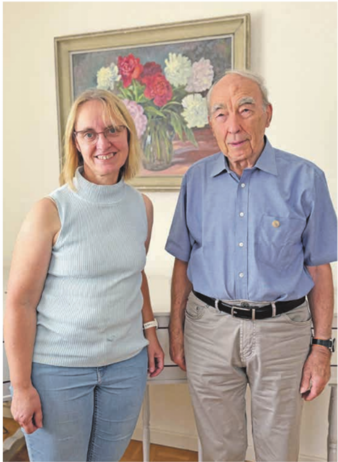 Andrea Giger und Sandor Janko. Andrea Giger und Sandor Janko.