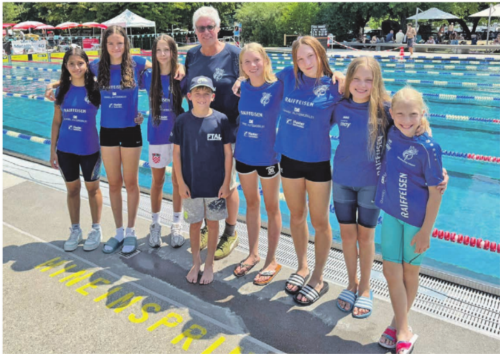 Das Team des Schwimmclub Fricktal. Foto: zVg