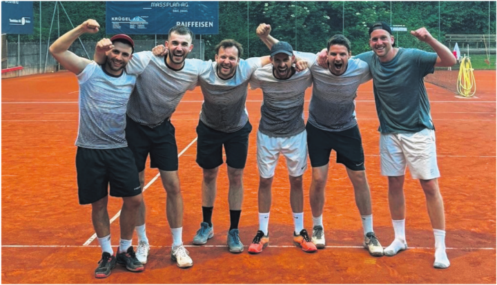 Das Team Herren 35  spielt neu in der 2. Liga.    Foto: zVg