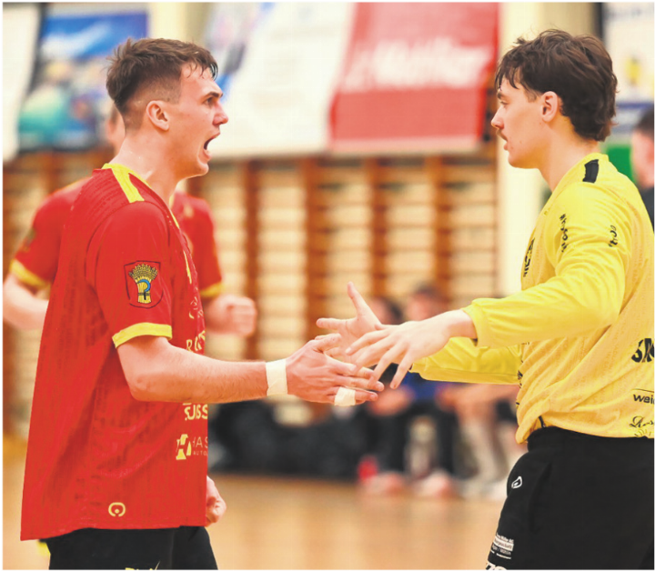 Fabian Ceppi (links) als emotionaler Leader mit Robin Santeler.