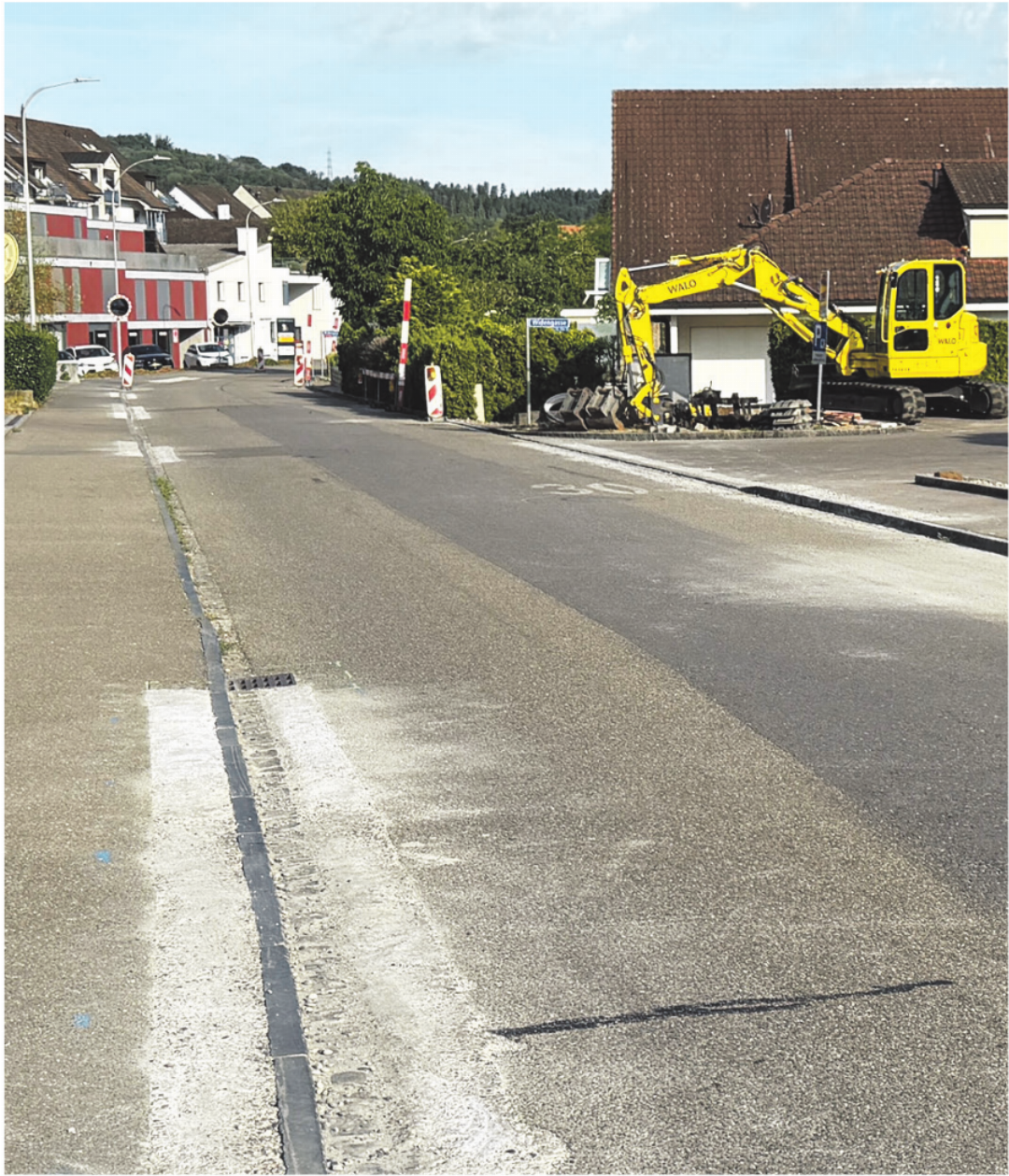 Die Widengasse bekommt einen neuen Deckbelag. Fotos: Simone Rufli Die Widengasse bekommt einen neuen Deckbelag. Fotos: Simone Rufli