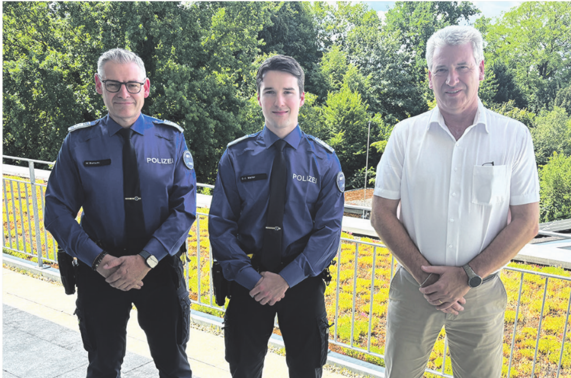 Polizei Oberes Fricktal: neuer Mitarbeiter - Das Bild wird blockiert. – Möglicherweise durch einen aktiven Adblocker.