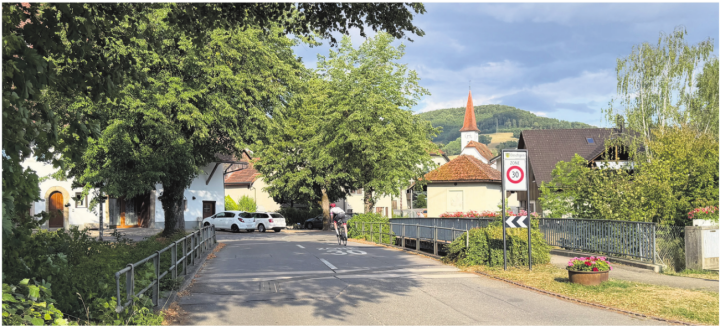 Die Sisslebrücke verbindet die Vorstadt mit dem Dorf. Foto: Simone Rufli Die Sisslebrücke verbindet die Vorstadt mit dem Dorf. Foto: Simone Rufli