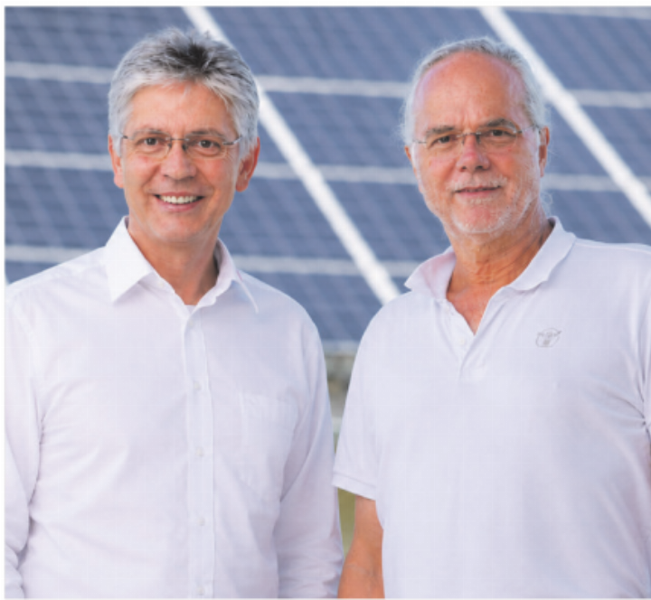 Roland Sonder und Stephan Stuber von der Natur- und Umweltkommission.    Foto: zVg