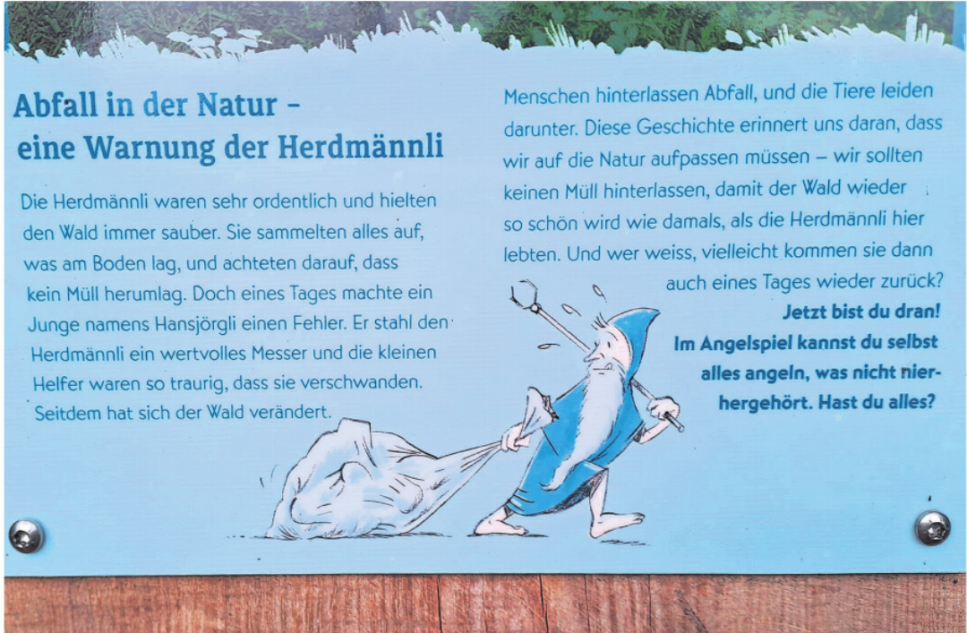Eine schön verpackte Aufforderung. Eine schön verpackte Aufforderung.