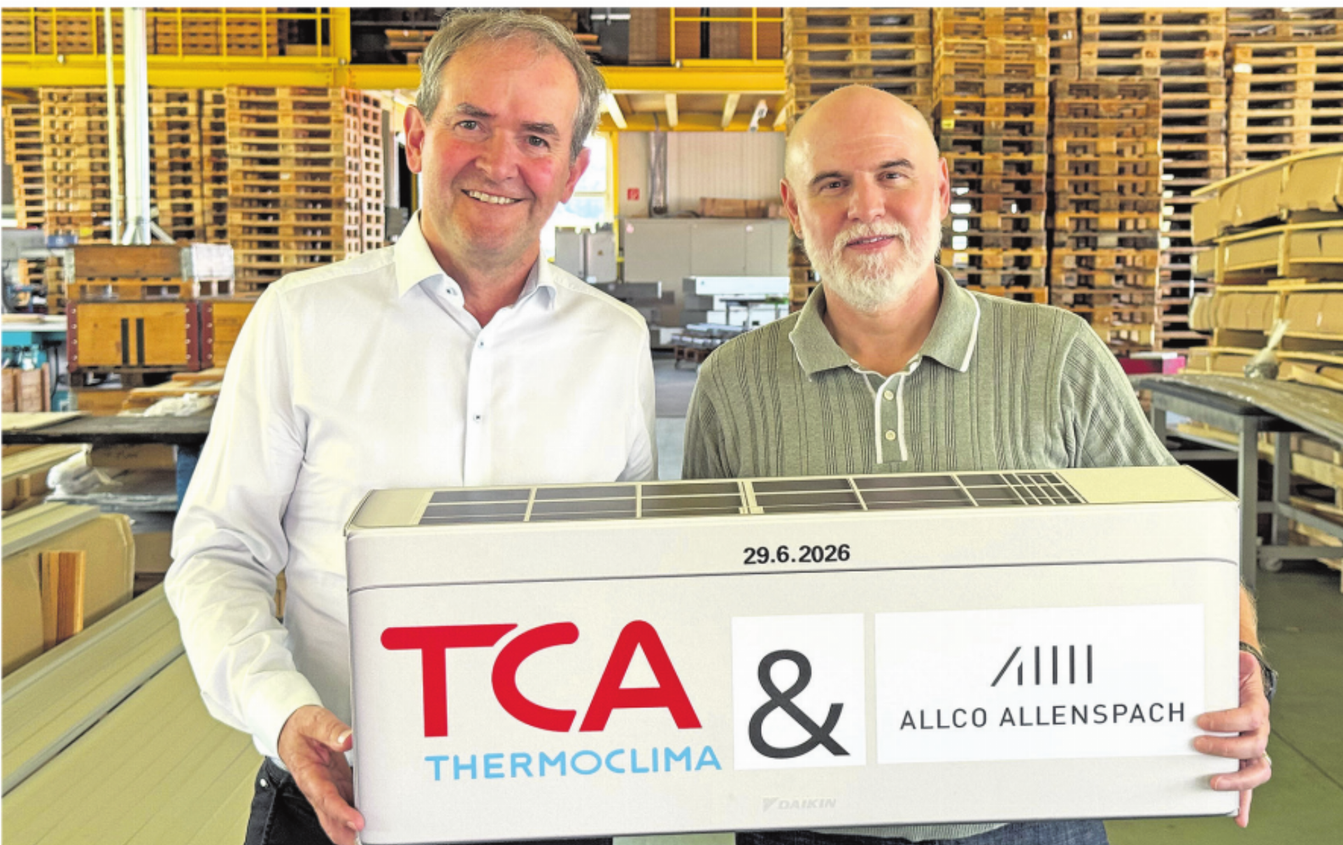 Thermoclima übernimmt Allco Allenspach AG - Das Bild wird blockiert. – Möglicherweise durch einen aktiven Adblocker.