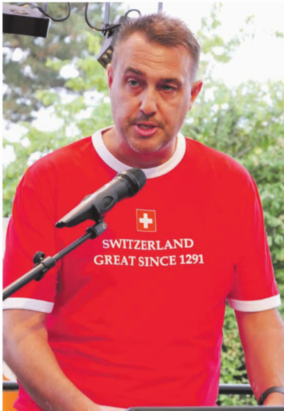 Der Festredner Sven Born. Der Festredner Sven Born.