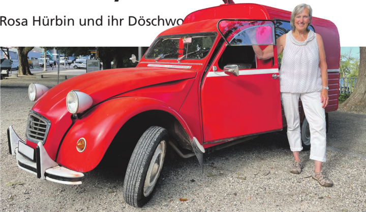 «Das ist einfach ein geniales Fahrzeug», sagt Rosa Hürbin.Fotos: Valentin Zumsteg «Das ist einfach ein geniales Fahrzeug», sagt Rosa Hürbin.Fotos: Valentin Zumsteg