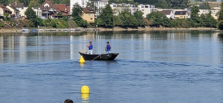 Die jüngsten der Sektion Wallbach im Slalom. Foto: zVg Die jüngsten der Sektion Wallbach im Slalom. Foto: zVg