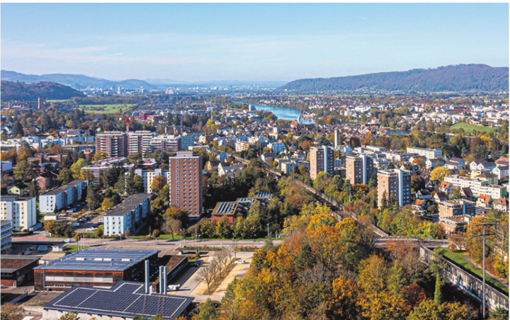 Rheinfelden erfährt eine dynamische Entwicklung – wie diese am besten weitergeht, wird mit der Nutzungsplanungsrevision festgelegt.    Foto: zVg