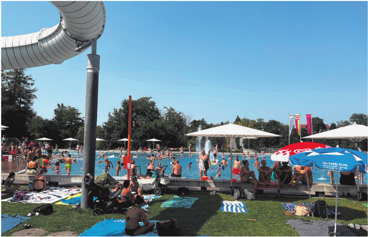 2025 war im Strandbad Rheinfelden (Foto) ein durchschnittliches Jahr, 2026 liegt mit jetzt schon über 73 000 Eintritten deutlich darüber.    Foto: Archiv NFZ