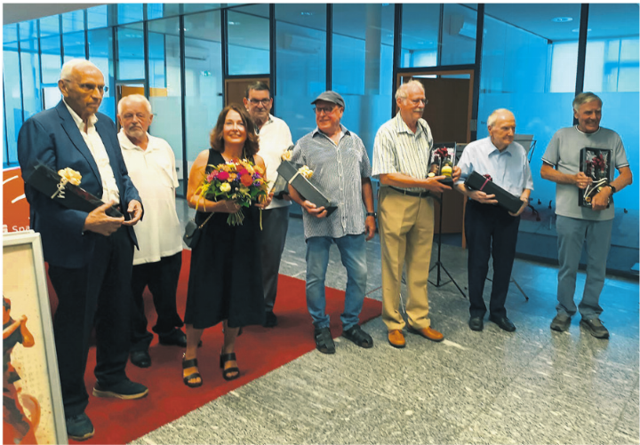 Sie engagierten sich für die Festschrift. Foto: zVg Sie engagierten sich für die Festschrift. Foto: zVg