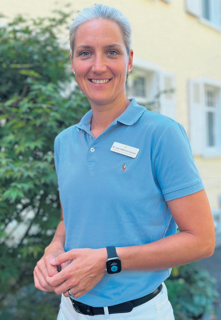 «Ich habe früh in meiner beruflichen Karriere gemerkt, dass ich sehr gerne fachärztlich arbeite und sehr gerne strukturell führe», erklärt Katharina Gessler. Foto: Valentin Zumsteg «Ich habe früh in meiner beruflichen Karriere gemerkt, dass ich sehr gerne fachärztlich arbeite und sehr gerne strukturell führe», erklärt Katharina Gessler. Foto: Valentin Zumsteg