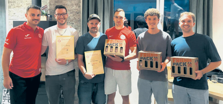 Präsident Ivan Brigante (links) kann sich im Verein auf viele engagierte Kräfte verlassen. Foto: zVg Präsident Ivan Brigante (links) kann sich im Verein auf viele engagierte Kräfte verlassen. Foto: zVg
