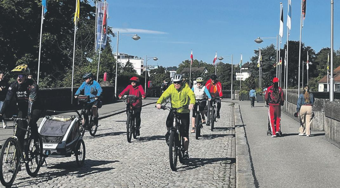 Wer die ganze Route fährt, überquert die Grenze neun Mal. Foto: Archiv NFZ Wer die ganze Route fährt, überquert die Grenze neun Mal. Foto: Archiv NFZ