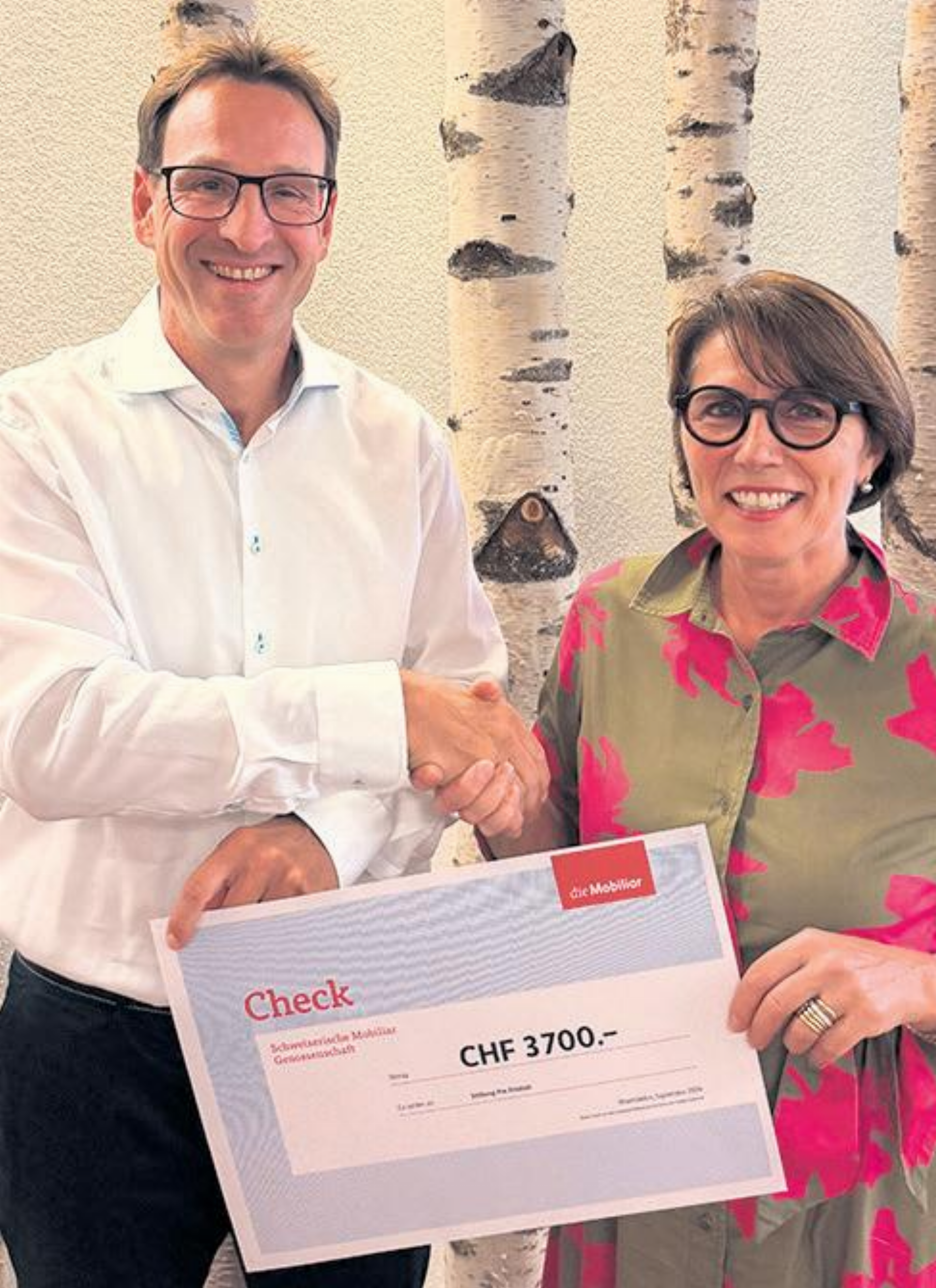 Spende für Stiftung Pro Fricktal - Das Bild wird blockiert. – Möglicherweise durch einen aktiven Adblocker.