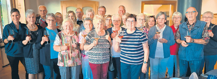 Die Reisegruppe blickt auf eine schöne Woche im Bündnerland zurück. Foto: zVg