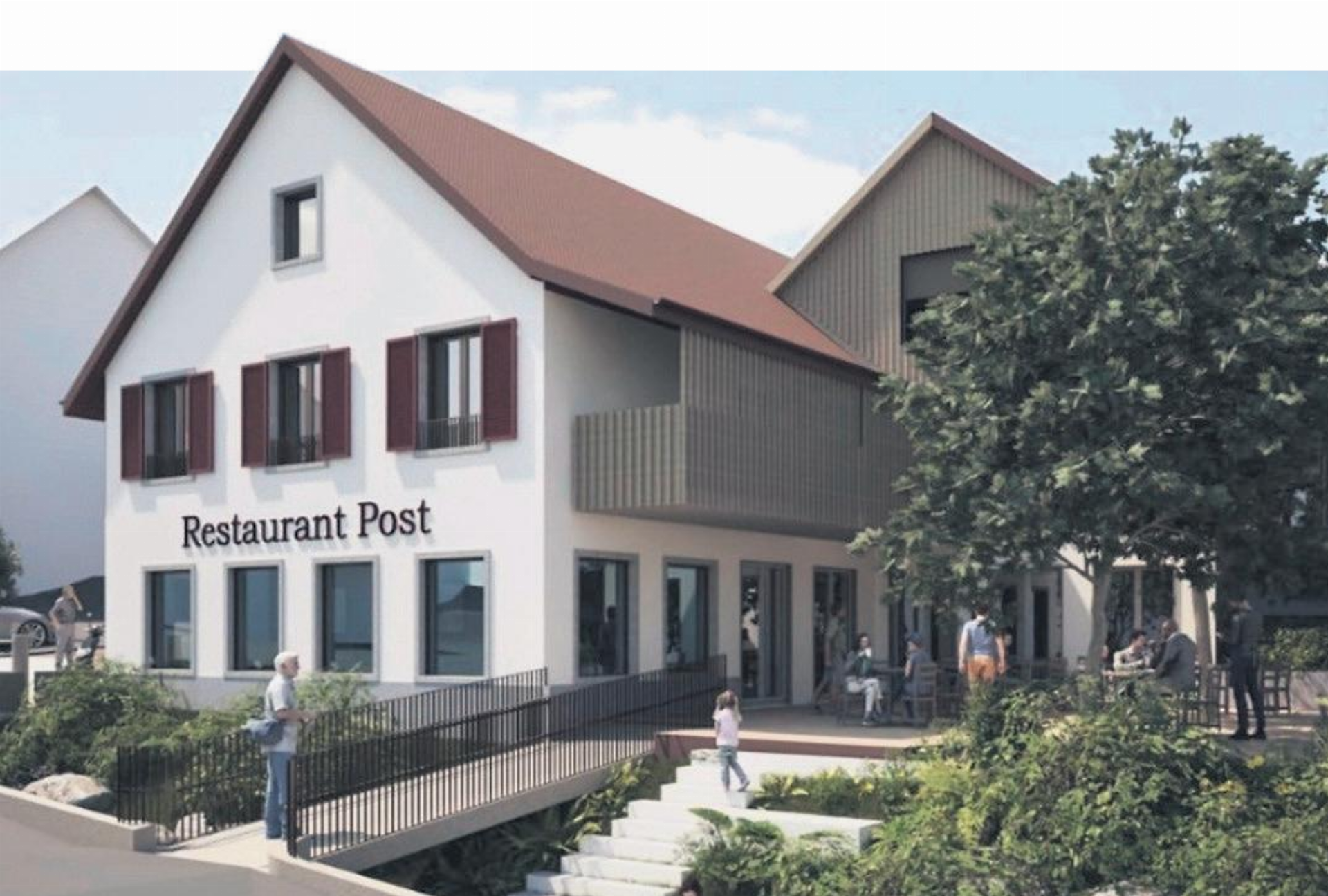 Mehr Raum für den Dorfbach beim «Pöstli» - Das Bild wird blockiert. – Möglicherweise durch einen aktiven Adblocker.