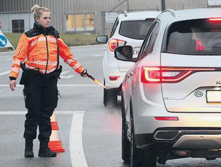 Die Polizei hatte viel zu tun. Foto: zVg