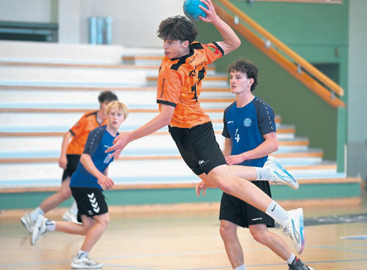 Andrin Schlienger verwertete vier Bälle aus vier Versuchen! Foto: Christine Steck