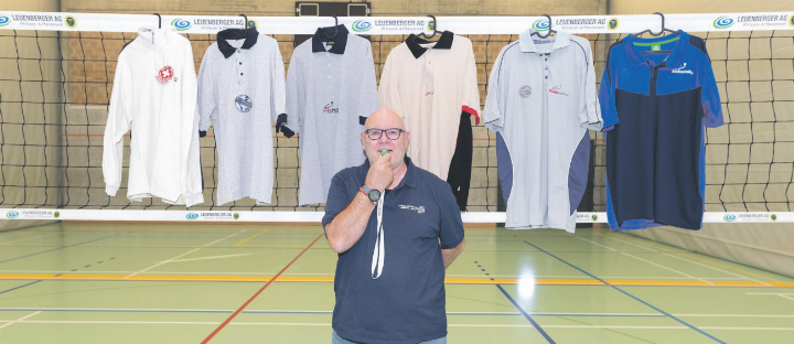 Bruno Schmid ist mit dem Volleyballverein seit vielen Jahren eng verbunden. Foto: Yannick Fischer Bruno Schmid ist mit dem Volleyballverein seit vielen Jahren eng verbunden. Foto: Yannick Fischer