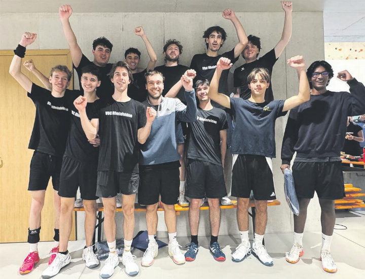 Die Turniersieger vom Samstag: Das Herren 1 des Volleyballclubs Rheinfelden.