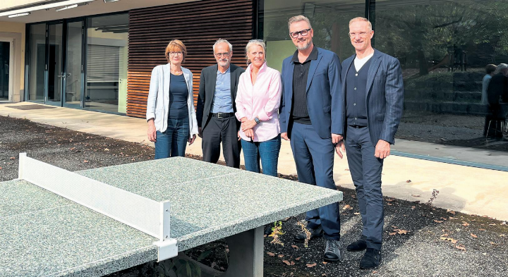 Gemeinsam eine Lösung gefunden: Susanna Schlittler (von links), Peter Walther-Müller, Carole Binder-Meury, Daniel Wölfle und Thilo Behrendt. Foto: Valentin Zumsteg